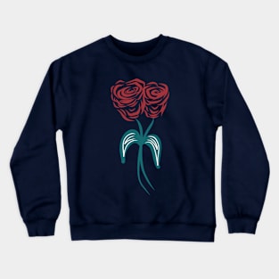 Red Roses Crewneck Sweatshirt